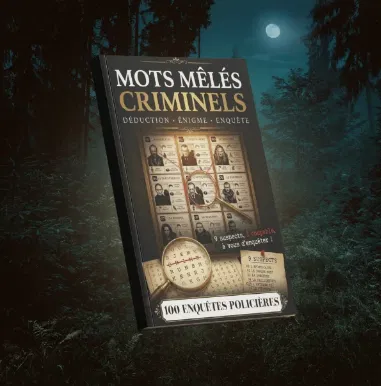 Couverture — Mots Mêlés Criminels